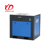 Compresseur à vis industriel Suzhou Yuda 18,5 kW 3 m3/min avec moteur à vis à entraînement par moteur à pression de 7 à 13 bars