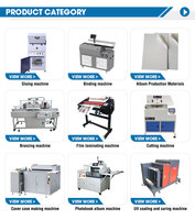 Machine à enduire de colle thermofusible Double100 480 mm pour l'application de colle sur les albums photo, la reliure de livres et le papier