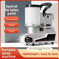 Semprotan Cat Airless Bertekanan Tinggi Elektrik dengan Motor Brushless, Kapasitas 2L, 1600W, Portabel, Rumah Tangga, Ukuran Kecil