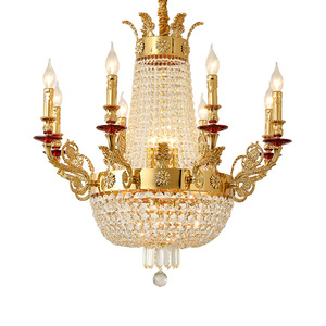 French Light Luxury xStyle Villa Living Room Zinc Alloy <strong>Crystal</strong> Chandelier European Style Luxurious - Product Image 5