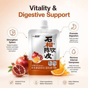 Bebida Sin Azúcar de Pomegranata y Cáscara de Mandarina para la Salud del Baño de Glándulas y la Digestión, OEM, Marca Privada, Bebida Desintoxicante Herbal Natural <span class=keywords><strong>en</strong></span> Sobres - Product Image 2