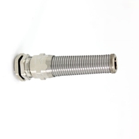 Pg7 Anti-pli Protection Anti-pli laiton nickelé presse-étoupes Anti-traction étanche IP68 presse-étoupes de Protection contre les plis