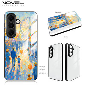 Nouvelle Arrivée Coque de Téléphone en Verre Trempé TPU 2D Vierge pour Sublimation Coque de Téléphone en Verre pour Samsung S26 Series Personnalisée Luxe - Product Image 2