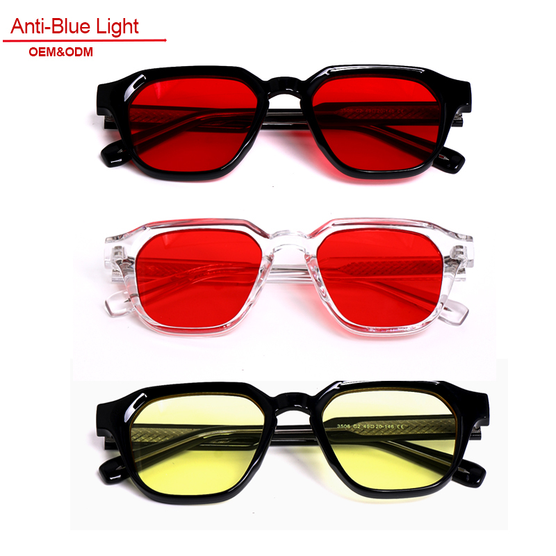 Lbashades 3506F Vintage Square Glasses Lunettes