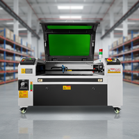 Machine de découpe et gravure laser CO2 6040 7050 à entrées de matériaux avant et arrière 80W 100W 130W pour acrylique, bois, cuir, feutre
