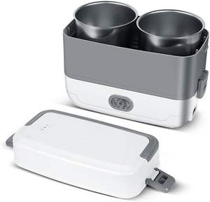 Free Sample Office Stainless Steel Hot <b>Electric</b> Lunch Box 110 <b>Electric</b> Lunch Box <b>Warmer</b> Rice Violet - Product Image 6