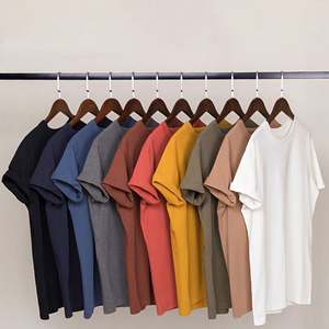 Usine en gros personnalisé de haute qualité poids lourd 300 Gsm 100% coton T-Shirts femmes hommes T-Shirts - Product Image 2