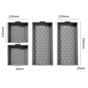 Ensemble de 4 plateaux de cuisson en silicone antiadhésifs pour pain et viande, avec séparateurs, pour la maison - Product Image 6