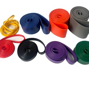 Bande de résistance TPE 2080*4.5*6.4 55g Haute élasticité Fitness Exercice Yoga Étirement Unisexe - Product Image 4