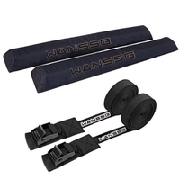 Meilleures barres de toit durables pour planche à pagaie, camion, planche de surf, support de toit souple universel pour voiture avec sangle d'arrimage