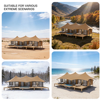 Fournisseurs fabriquant des tentes de luxe de haute qualité, super résistantes au vent, pour hôtels et lodges en plein air