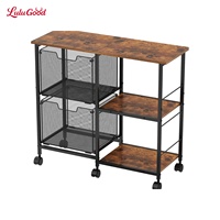Archivador Móvil Abierto Tipo Deslizante para Comercio Exterior, Gabinete Horizontal para Impresora, Archivador Americano