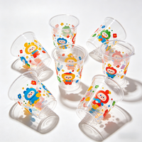 Gobelets en plastique PET transparents jetables pour boissons glacées, thé à bulles, café glacé, avec logo personnalisé imprimé en gros, 12, 16, 20, 24 oz