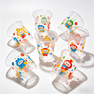 Gobelets en plastique PET transparents jetables pour boissons glacées, thé à bulles, café glacé, avec logo personnalisé imprimé en gros, 12, 16, 20, 24 oz - Product Image 2