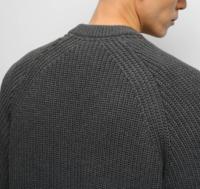 Fabricant de tricots sur mesure, pulls d'hiver chauds surdimensionnés de qualité supérieure, pull en tricot épais 100% coton, manches raglan, pull pour homme