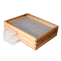 Nouvelle boîte transparente en nid d'abeille