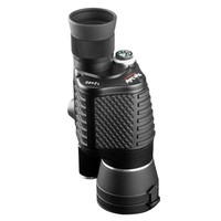 Monoculaire HD 12X40 avec grossissement FMC, vision nocturne en basse lumière, avec lumière et boussole, télescope portable haute définition pour l'extérieur