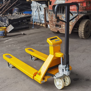 Manual Pallet <strong>Lift</strong> <strong>Truck</strong> 3 Ton Hand-pushed Hydraulic Jack with Electronic Scale Accurate Weighing Material Handling Tools - Product Image 2