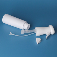 Bouteille de pulvérisation à gâchette brumeuse en plastique vente en gros 200ml 300ml 500ml bouteille de pulvérisation continue à brume Fine pour barbier d'eau
