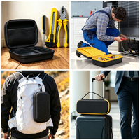 Étui de protection rigide en EVA, sac de transport portable avec poche en filet, étui en EVA pour GPS, clé USB, câble de charge USB