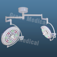 Lámpara Quirúrgica de Doble Cabezal GM500/700 LED sin Sombra para Quirófano, Exámenes, Fototerapia