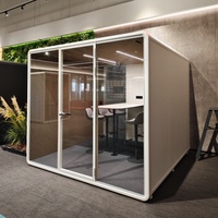 Cabine Acoustique Commerciale XL Anti-Bruit pour Bureau, Réunion et Espace de Travail – Facile à Assembler – Offre Spéciale Américaine