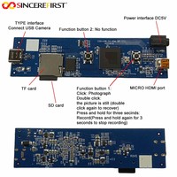 Placa Controladora de Puerto HD-MI Industrial Integrada Micro, Placa Decodificadora de Cámara USB Tipo C Compatible con HDMI para IA