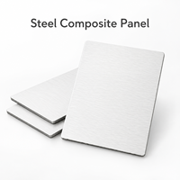 Panneau composite en acier plaqué érable 4 mm pour revêtement de portes de meubles