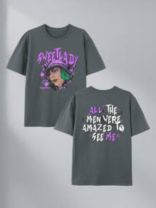 เสื้อยืดลายกราฟิก Sweet Lady ผ้าฝ้าย 100% คลังสินค้าในสหรัฐอเมริกา 7 สี - Product Image 2