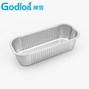 Assadeira Descartável de Alumínio 8x4 Polegadas, Recipiente Retangular de 20 oz para Serviço de Preparação de Refeições no Canadá, Preparação de Almoço para Escritório, Caixa de Alimentos Prateada - Product Image 5