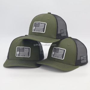 OEM Customized Richardson 112 Trucker Hat Cotton Plain Mesh Sports Cap Embroidery Patch Custom Logo Blank Mesh Snapback Gorras - Product Image 3