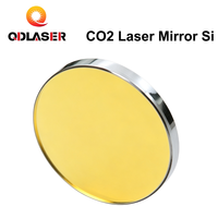 Miroir réfléchissant au laser CO2, lentille réflectrice en silicium plaqué or, diamètre 19 20 25 30 38,1 mm pour graveur et découpeur laser