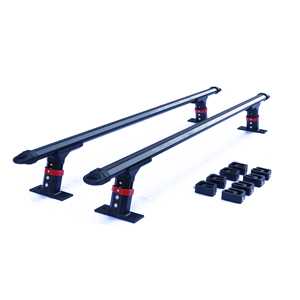 Barres transversales robustes en alliage d'aluminium pour benne de pick-up, capacité de charge 100 kg+, compatibles avec les couvertures de benne à enroulement, support de chargement universel - Product Image 3