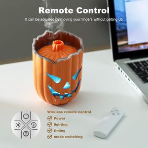 Difusor de Aroma USB con Diseño de Medusa y Calabaza, Humidificador de Aromaterapia, Luz Nocturna, Temática de Halloween, 1 Año de Garantía - Product Image 6