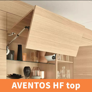 Ensemble de portes pliantes Blum1 AVENTOS HF Top Lift-Up avec fermeture amortie, couple : 2700-13500, gris clair, compatible SERVO-DRIVE - Product Image 4