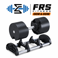 FRS Haltères réglables de haute qualité 16kg 24kg 32kg 36kg 40kg, équipement de gym, ensemble d'haltères réglables