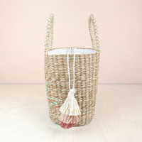 Sac fourre-tout en paille tissée à la main Style bohème sac à main d'été écologique pour femmes du Vietnam