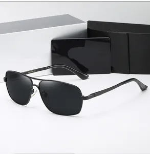 Nuovi occhiali da sole retrò in metallo polarizzati modello uomo commercio estero occhiali da sole da viaggio specchio guida 557 occhiali da sole