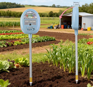 Датчик почвы «четыре в одном» (измерение влажности, света, питательных веществ и значения pH) не требует батареек. - Product Image 6