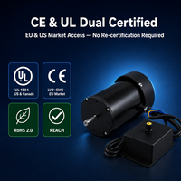 Motor EC BLDC de 150W, 3300 RPM, Velocidad Variable, Bajo Ruido (Menos de 40dB), Certificado CE UL, Doble Voltaje 110V/220V