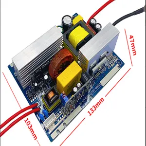 2023 circuito inverter 12v/24v dc a 220v ac 300w 500w 1000w 1500w 2000w 2500w 3000w con display Lcd