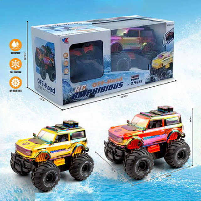 EPT 1:16 2.4G Amphibious Rc Tank Vehicle 4X4 Off Road Cars Military Toy Car for Sale
