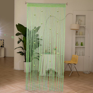 Tenda con Nappe Rosso Rosa per Arredamento Casa - 1x2m Leggera per Porta, Soggiorno e Camera <span class=keywords><strong>da</strong></span> Letto Fresca - Product Image 6