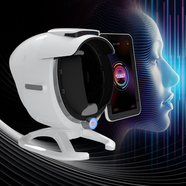 Factory Price Portable 3D Digital Skin Analyzer Machine Facial Scanner and Tester for Face with EU & US Plugs