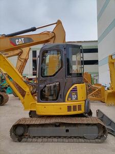 Para excavadora sobre orugas Komatsu PC 55 con brazo de pluma de largo alcance opción barata de mano usada con componente de motor central 1 año de garantía - Product Image 5