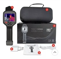 Meilleur détecteur de fuite d'eau thermique HTI H38 pour réparation de circuits imprimés, détection de tuyaux, 384x288, sensibilité thermique 50°C, caméra thermique infrarouge 640x480