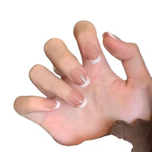 <span class=keywords><strong>Uñas</strong></span> <span class=keywords><strong>postizas</strong></span> finas <span class=keywords><strong>de</strong></span> estilo francés, cuadradas, fáciles <span class=keywords><strong>de</strong></span> usar, <span class=keywords><strong>para</strong></span> mujeres y <span class=keywords><strong>niñas</strong></span>, <span class=keywords><strong>para</strong></span> uso diario. - Product Image 1