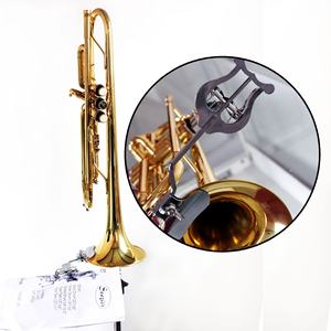 Clip de musique de défilé portable et universel de 18cm pour trompette/<span class=keywords><strong>trombone</strong></span> et placage de métal pratique en gros - Product Image 2