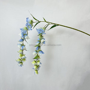 E-1139 Flores Artificiales Colgantes de Seda para Decoración de Interiores, Ramas Largas de Campanulas, Flores Colgantes al por Mayor - Product Image 6