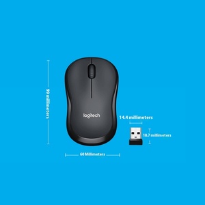 เมาส์ไร้สาย <span class=keywords><strong>Logitech</strong></span> <span class=keywords><strong>M220</strong></span> ของแท้ 2.4GHz พร้อมตัวรับสัญญาณ USB ขนาดเล็ก เมาส์ออปติคอลไร้สายคุณภาพสูง เงียบ - Product Image 3